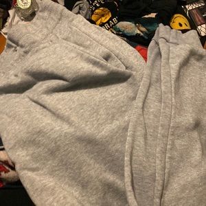 Gray sweats